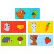 Мягкий пазл для малышей «Кто что ест?», 5 пазлов, Крошка Я