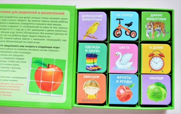 Мини книжки. Мир вокруг меня (9 книжек-кубиков)