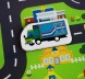 Конструктор магнитный «Городское движение», игровое поле: 29 × 21 см