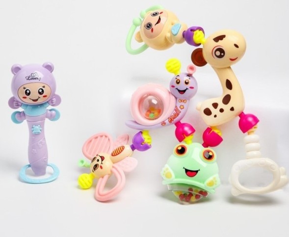 Набор погремушек «Собери меня», 7 игрушек