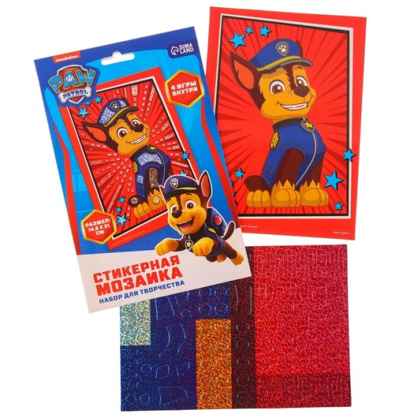 Мозаика стикерная форменная &quot;Гончик&quot; Paw Patrol