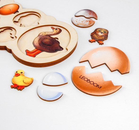 Рамка-вкладыш «Кто живет в яйце?»