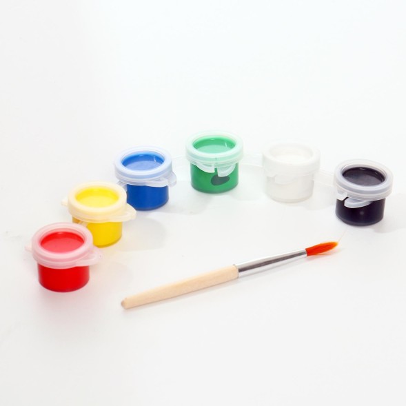 Набор для творчества. Елочные шары под раскраску «Загадай желание», 2 шт