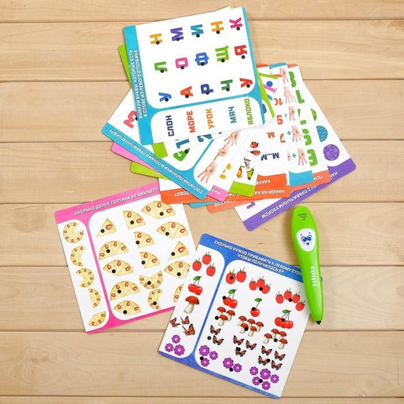 Обучающая игрушка Интерактивная ручка «Буквы и цифры», звук, свет