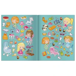 Книжка АЙРИС-пресс с наклейками А4 В гостях у принцессы 70 наклеек