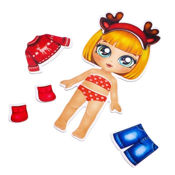 Магнитный набор Одевашки «Маленькая модница»