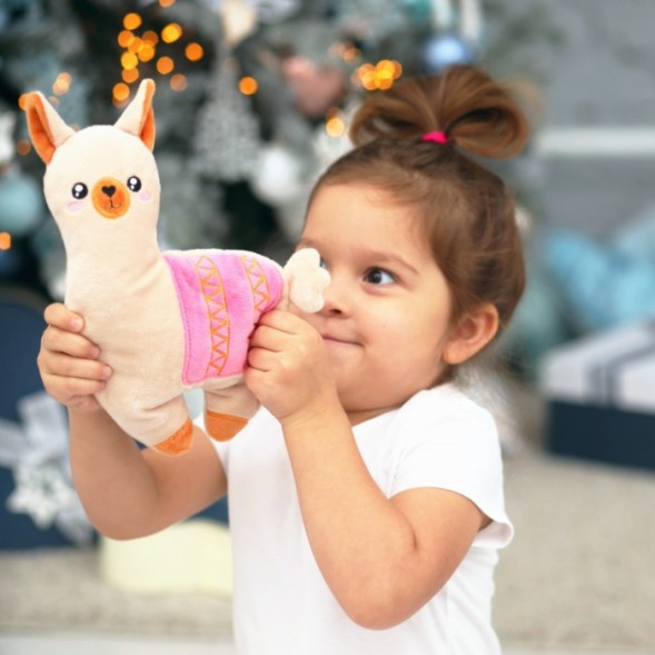 Развивающая игрушка-грелка «Лама»