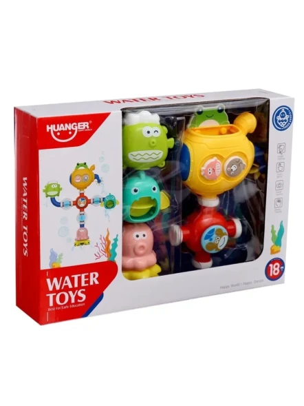 Игрушка для ванной с присоской "Забавный водопровод", Huanger