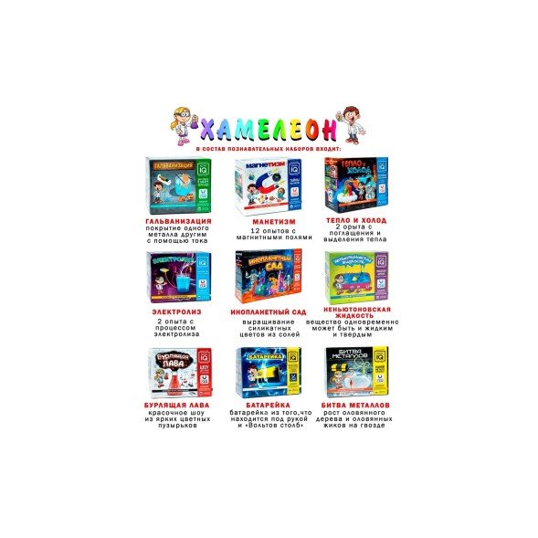 Набор для опытов Master IQ2 Хамелеон