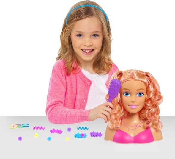 Набор Barbie Торс для создания причесок, 17 предметов