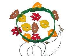 Игра - шнуровка &quot;Венок из листьев&quot;