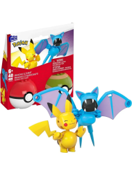 Конструктор Mega Pokemon Пикачу и Зубат 40 элементов