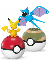 Конструктор Mega Pokemon Пикачу и Зубат 40 элементов