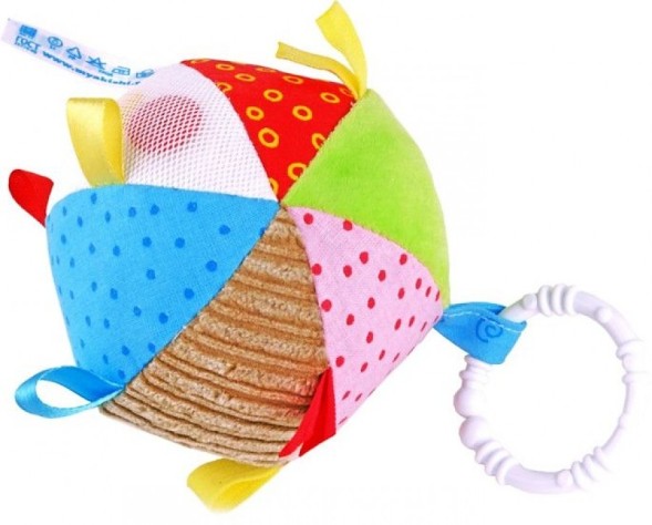 Мячик развивающий с петельками