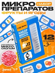 Набор для опытов «Набор микропрепаратов», фрукты и ягоды