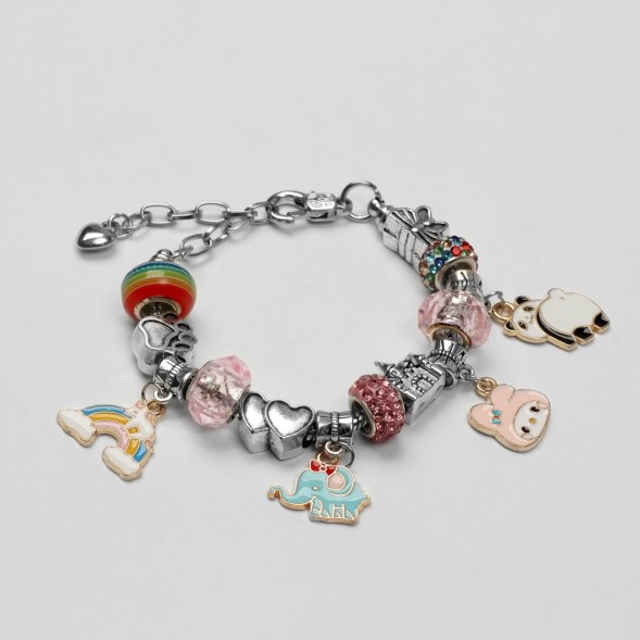 Набор &quot;Выбражулька&quot;для создания браслетов «Адвент календарь» принцесса, 26 предметов, цветной