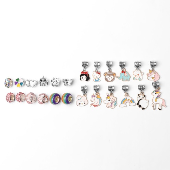 Набор &quot;Выбражулька&quot;для создания браслетов «Адвент календарь» принцесса, 26 предметов, цветной