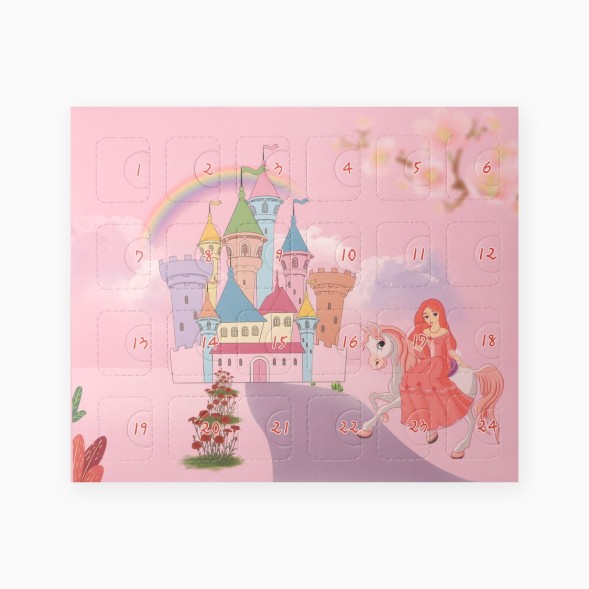 Набор &quot;Выбражулька&quot;для создания браслетов «Адвент календарь» принцесса, 26 предметов, цветной