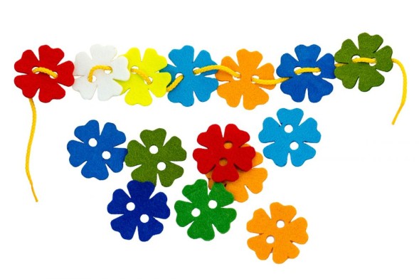 Игра - шнуровка &quot;Цветы&quot;