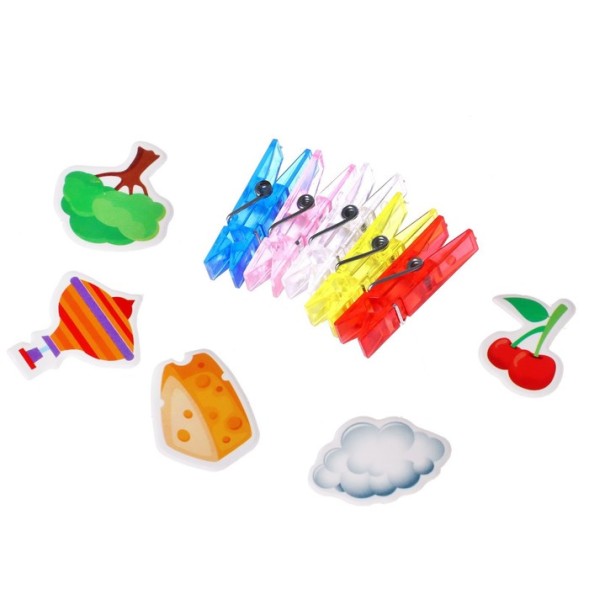 Обучающий набор с прищепками «Мой, моя, моё, мои»