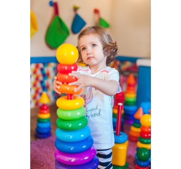 Пирамидка, 10 колец с шаром