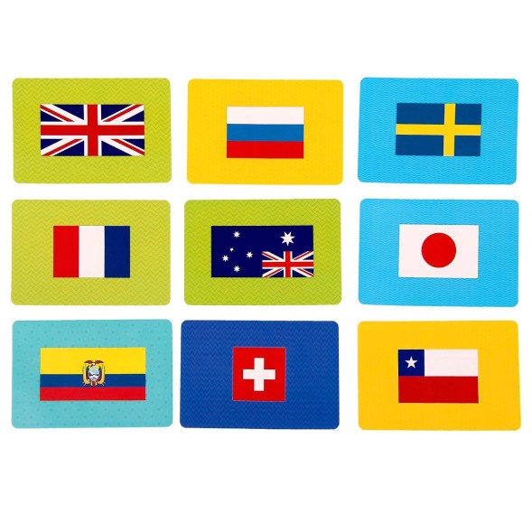 Карточная игра «Флагомания», 54 карточки