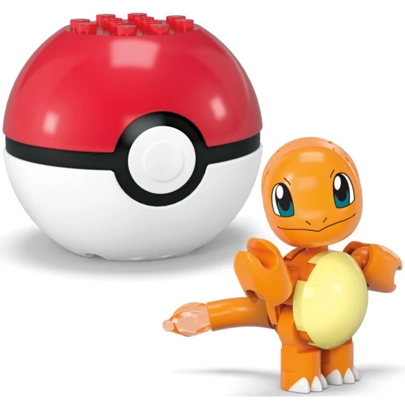 Конструктор Mega Pokemon Чармандер и Пичу, 40 элементов