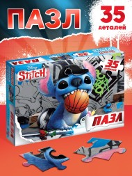 Пазл, 35 деталей, Стич