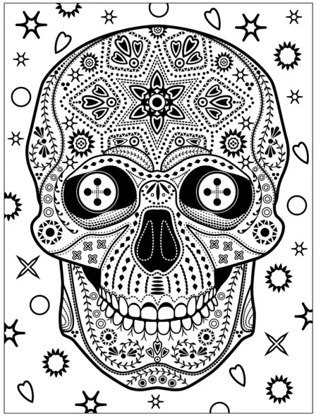 ЧерепOK. Бесстрашная раскраска. Робинс