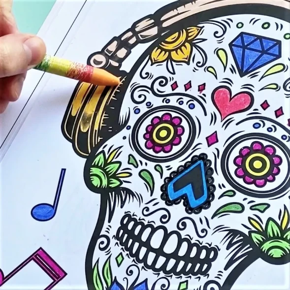 ЧерепOK. Бесстрашная раскраска. Робинс