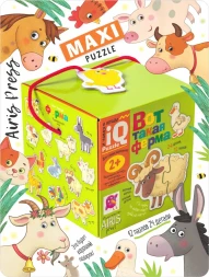 IQ пазлы для малышей. Вот такая ферма, 24 элемента. АЙРИС-пресс