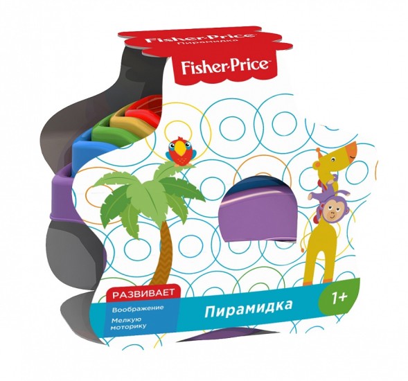 Развивающая игрушка «Пирамидка-сортер»