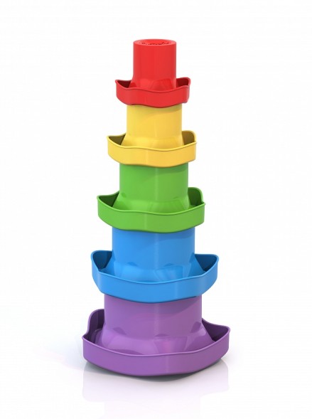 Развивающая игрушка «Пирамидка-сортер»