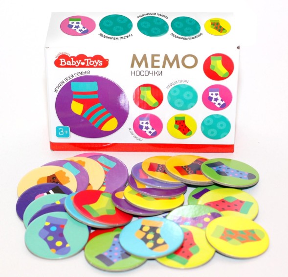 Настольная игра МЕМО «Носочки»