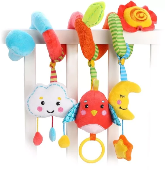 Растяжка с развивающими игрушками съемными "Лесная сказка", Жирафики