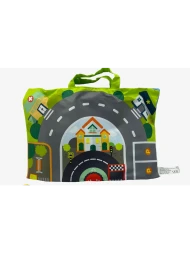 Игровой набор мягкие машинки с ковриком-сумкой, 1+, Huanger