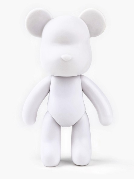 Алмазная мозаика на фигурке с полным заполнением «Медведь с сердечками»