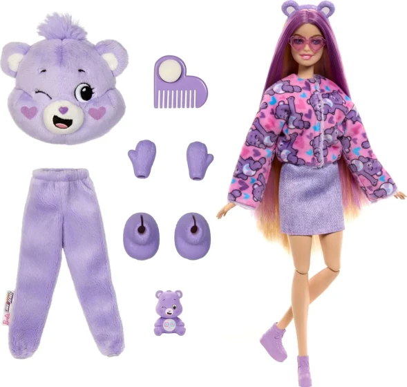 Кукла модельная Barbie Cutie Reveal Grumpy Bear
