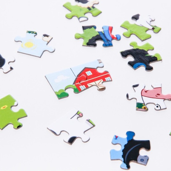 Пазл «Малыши на ферме», «Синий трактор», 54 элемента