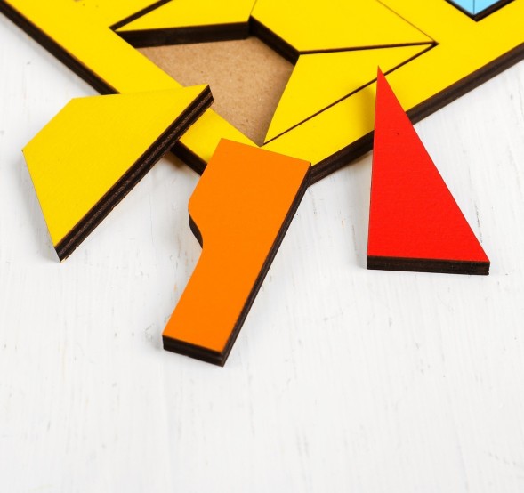 «Сложи квадрат» Б. П. Никитин, 2 уровень (макси)