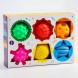 Подарочный набор развивающих тактильных мячиков «Цвета и формы» 6 шт.