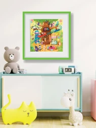 IQ пазлы для малышей. Котики в парке, 36 элементов. АЙРИС-пресс