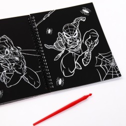 Набор для творчества с заданиями «Гравюры. Человек-паук», 8 гравюр