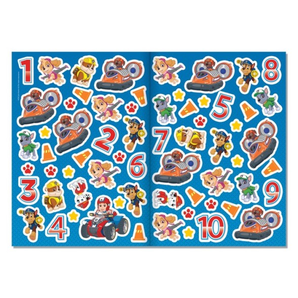 Набор для творчества с многоразовыми наклейками «Изучаем цифры» А4