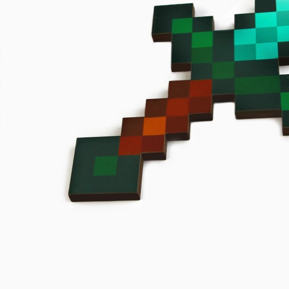 Деревянное оружие, детское сувенирное «Алмазный», меч, 13.1×29.4 см