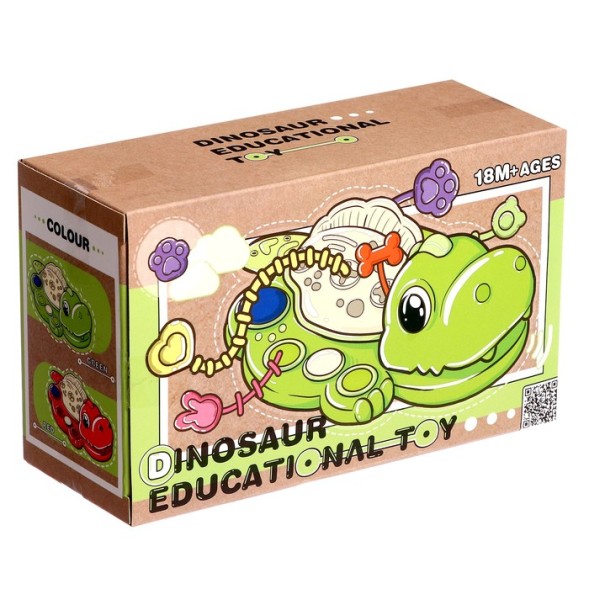 Развивающая игрушка «Динозаврик», цвета МИКС