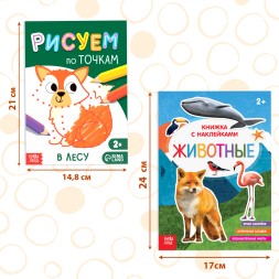 Набор книг для досуга «Я изучаю животных», 4 шт