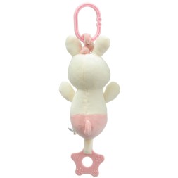 Подвеска с вибрацией на кроватку/коляску Крошка Я «Милая зайка», прорезыватель, от 3 мес.