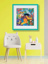 IQ пазлы для малышей. Дикие кошки, 36 элементов