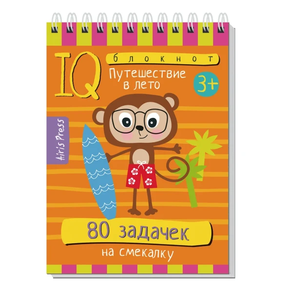 Умный блокнот 80 задачек на смекалку Путешествие в лето. Айрис-пресс
